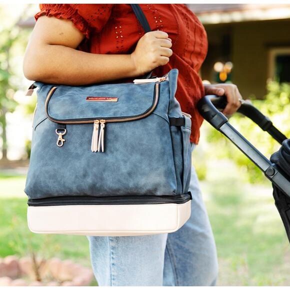 Petunia Pickle Bottom Pivot Pack in Indigo Blush Baby Diaper Bag - Picture 5 of 5